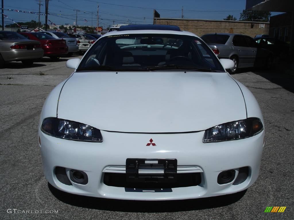 1999 Eclipse GS Coupe - Northstar White / Gray photo #3