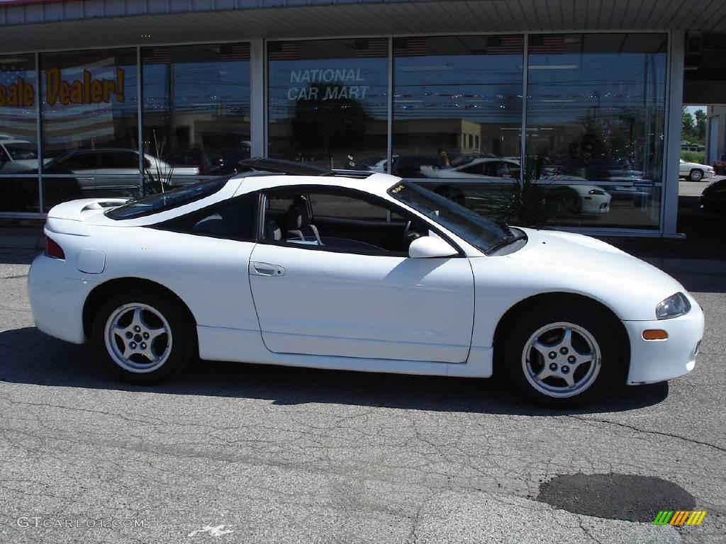 1999 Eclipse GS Coupe - Northstar White / Gray photo #5