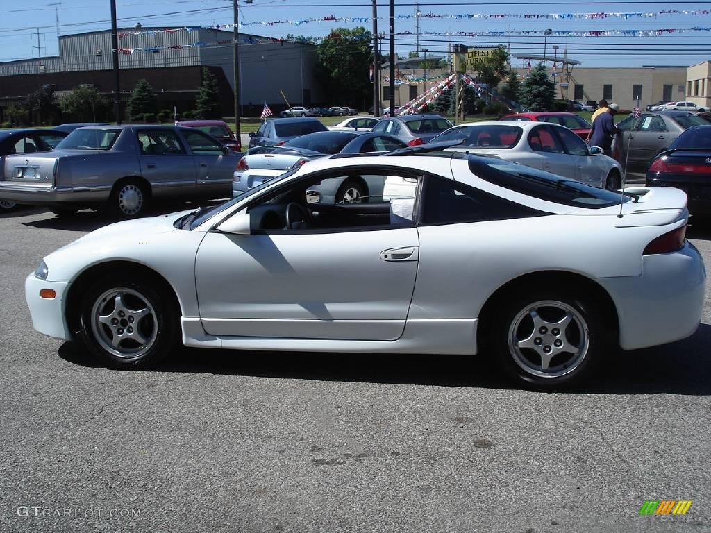 1999 Eclipse GS Coupe - Northstar White / Gray photo #9