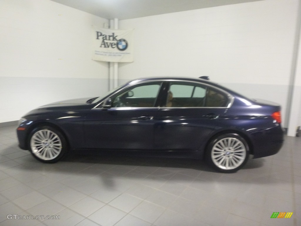 2013 3 Series 328i xDrive Sedan - Imperial Blue Metallic / Saddle Brown photo #2