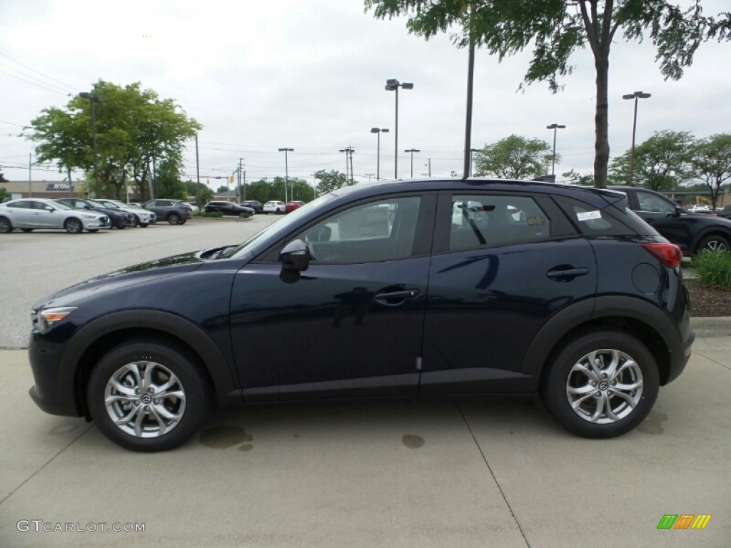 Deep Crystal Blue Mica 2019 Mazda CX-3 Sport AWD Exterior Photo #127513745