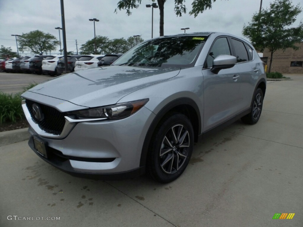 2018 CX-5 Touring AWD - Sonic Silver Metallic / Black photo #1