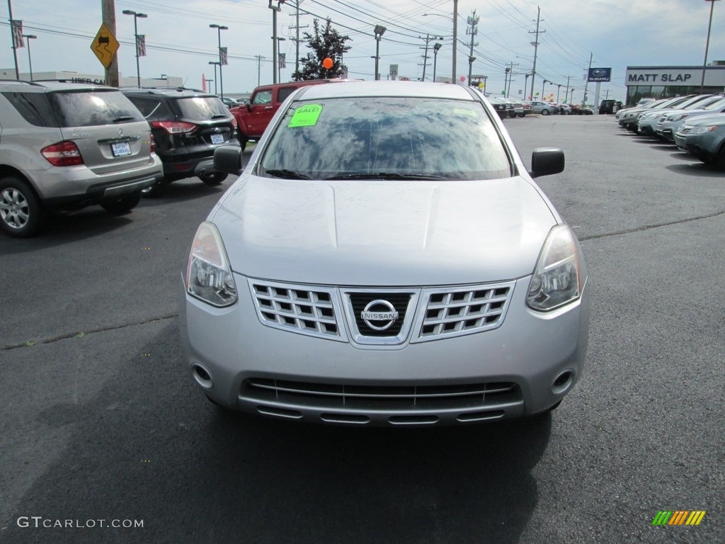 2010 Rogue S AWD - Silver Ice / Gray photo #3
