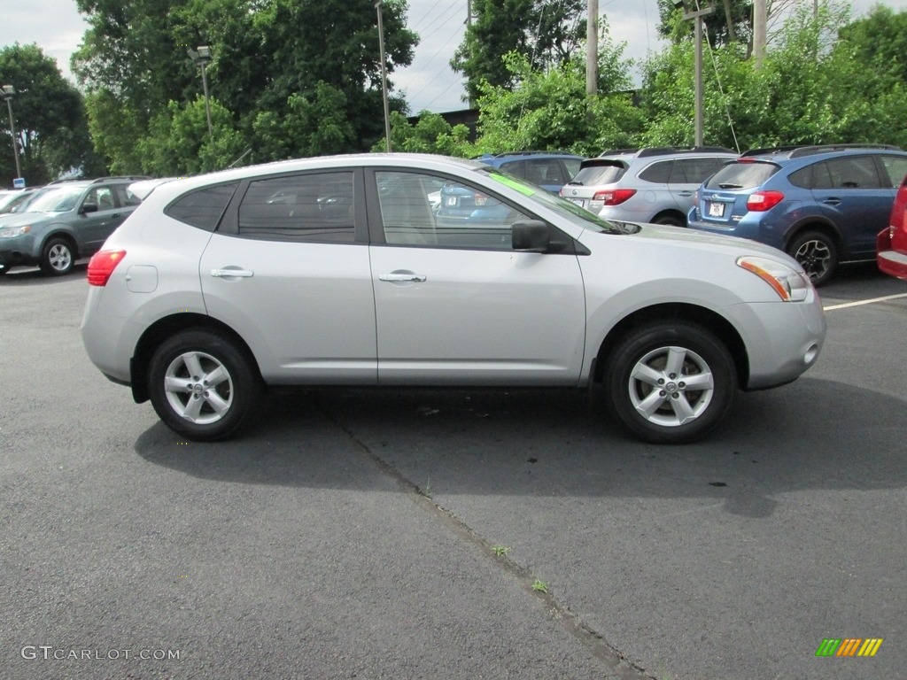 2010 Rogue S AWD - Silver Ice / Gray photo #5