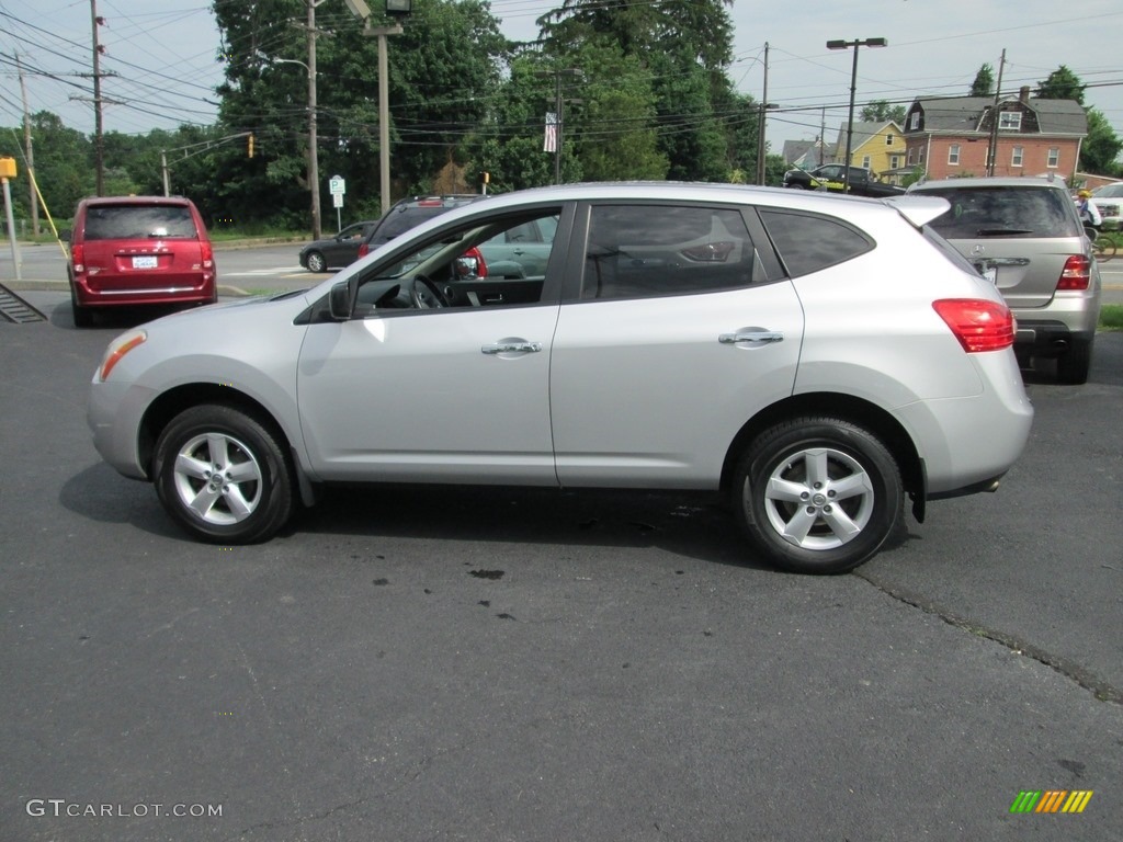 2010 Rogue S AWD - Silver Ice / Gray photo #9