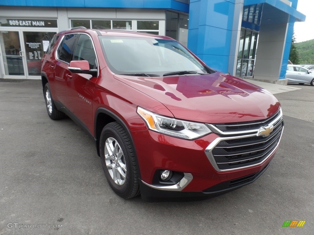 2018 Traverse LT AWD - Cajun Red Tintcoat / Dark Atmosphere/Medium Ash Gray photo #1