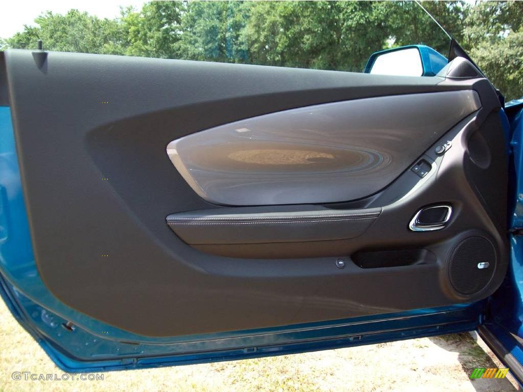2010 Camaro SS/RS Coupe - Aqua Blue Metallic / Black photo #12