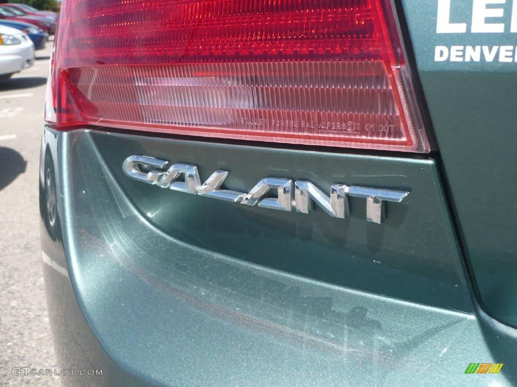 2004 Galant ES - Machine Green Metallic / Creme photo #12