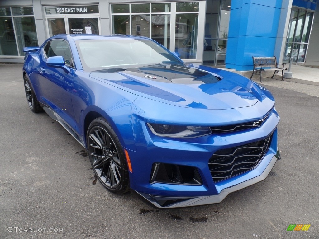 2018 Camaro ZL1 Coupe - Hyper Blue Metallic / Jet Black photo #1