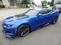 Hyper Blue Metallic 2018 Chevrolet Camaro ZL1 Coupe Exterior