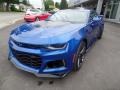 2018 Hyper Blue Metallic Chevrolet Camaro ZL1 Coupe  photo #3