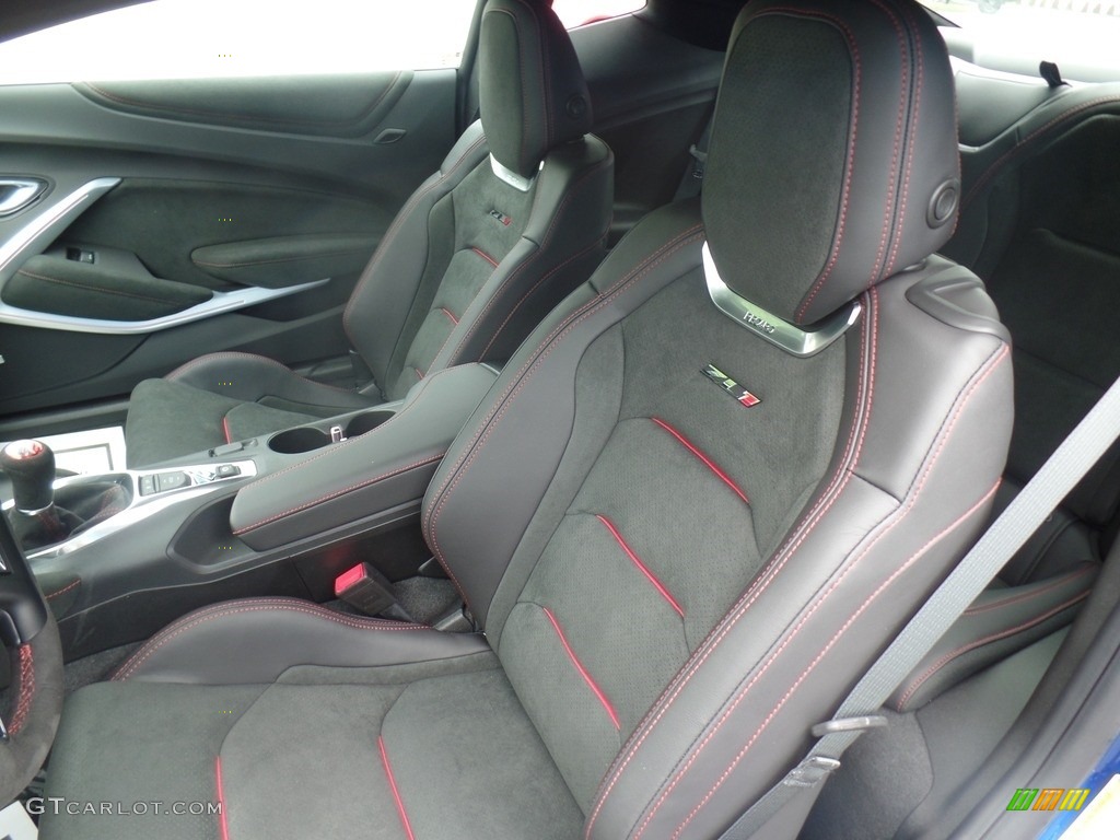 Jet Black Interior 2018 Chevrolet Camaro ZL1 Coupe Photo #127517951