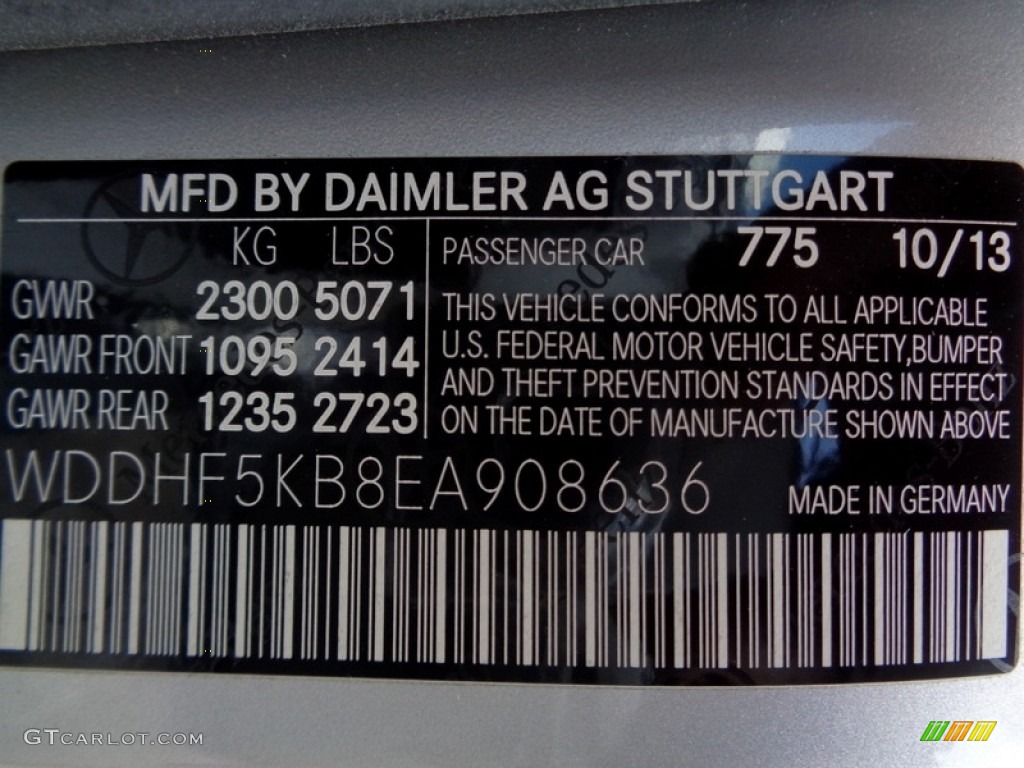 2014 E 350 Sedan - Iridium Silver Metallic / Gray/Dark Gray photo #100