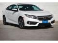 2018 White Orchid Pearl Honda Civic EX-T Sedan  photo #1