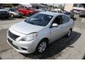 2014 Brilliant Silver Nissan Versa 1.6 SV Sedan  photo #3