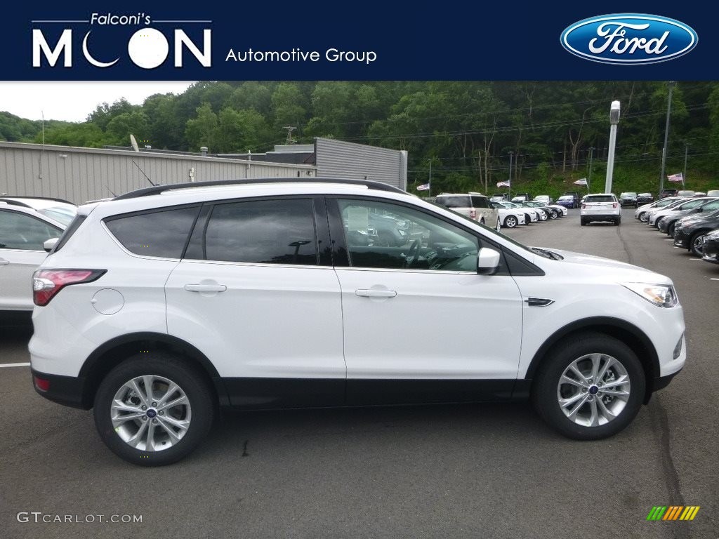 2018 Escape SEL 4WD - Oxford White / Charcoal Black photo #1