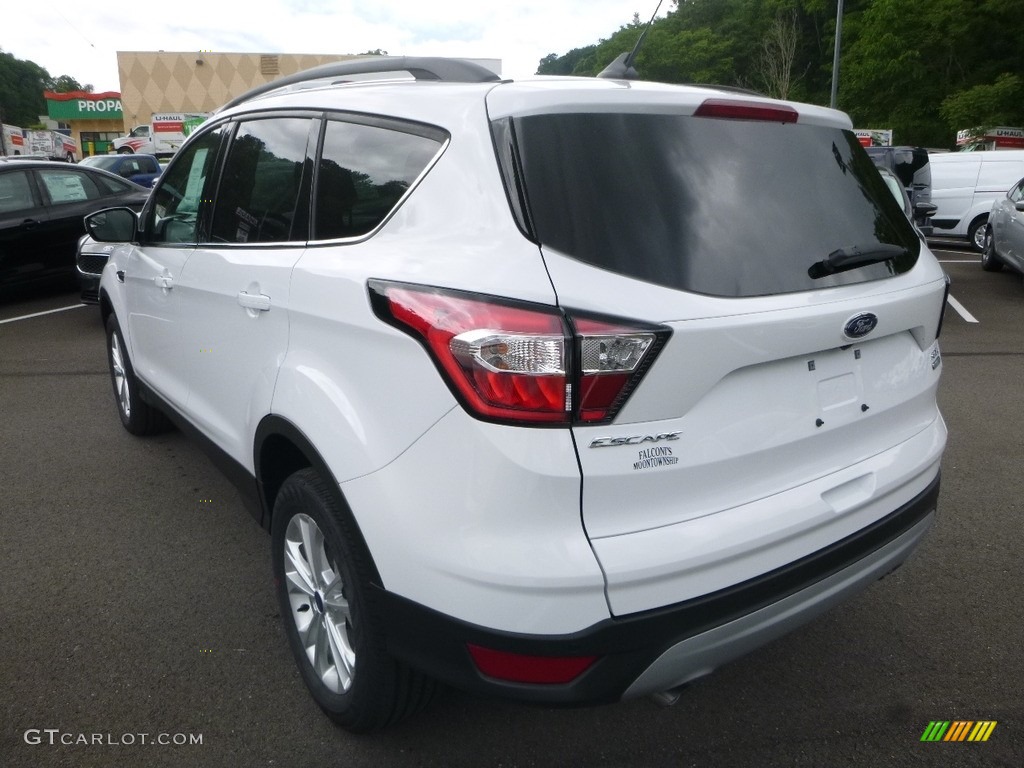 2018 Escape SEL 4WD - Oxford White / Charcoal Black photo #6