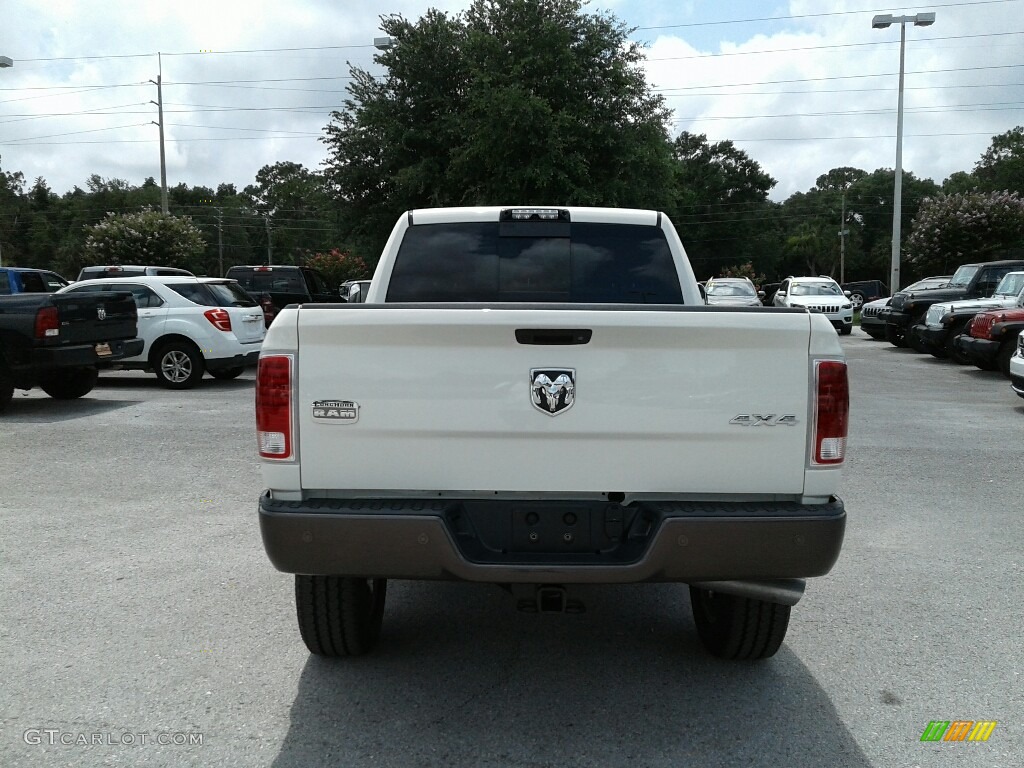 2018 2500 Laramie Longhorn Crew Cab 4x4 - Pearl White / Black/Cattle Tan photo #4