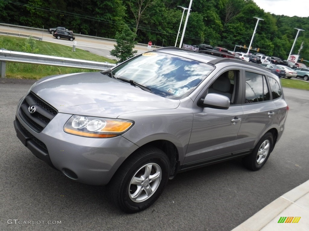 2008 Santa Fe GLS 4WD - Steel Gray / Gray photo #6