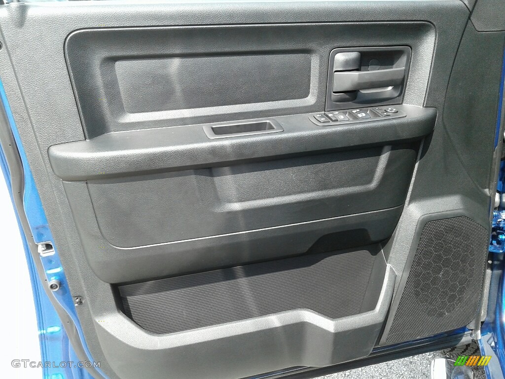 2018 1500 Express Crew Cab - Blue Streak Pearl / Black/Diesel Gray photo #17