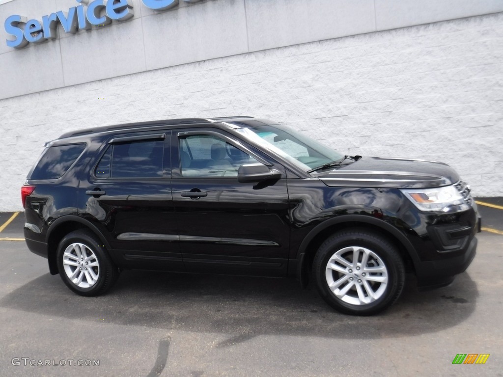 2017 Explorer 4WD - Shadow Black / Medium Light Camel photo #3