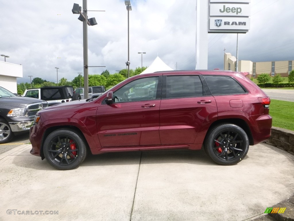 Velvet Red Pearl 2018 Jeep Grand Cherokee SRT 4x4 Exterior Photo #127527843