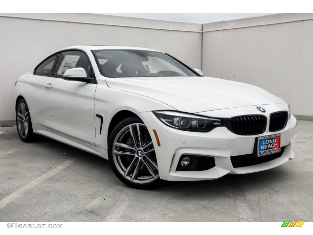 Alpine White 2019 BMW 4 Series 440i Coupe Exterior Photo #127527858
