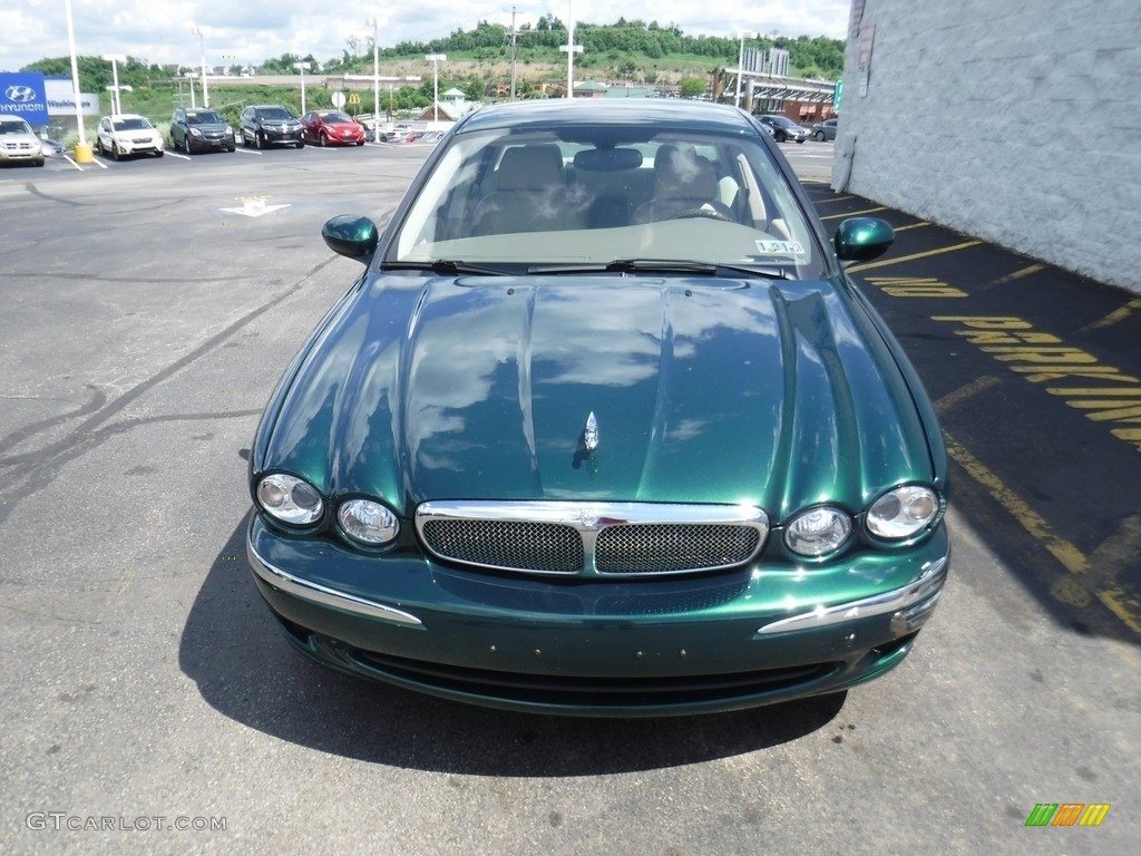 2006 X-Type 3.0 - Jaguar Racing Green Metallic / Champagne photo #4