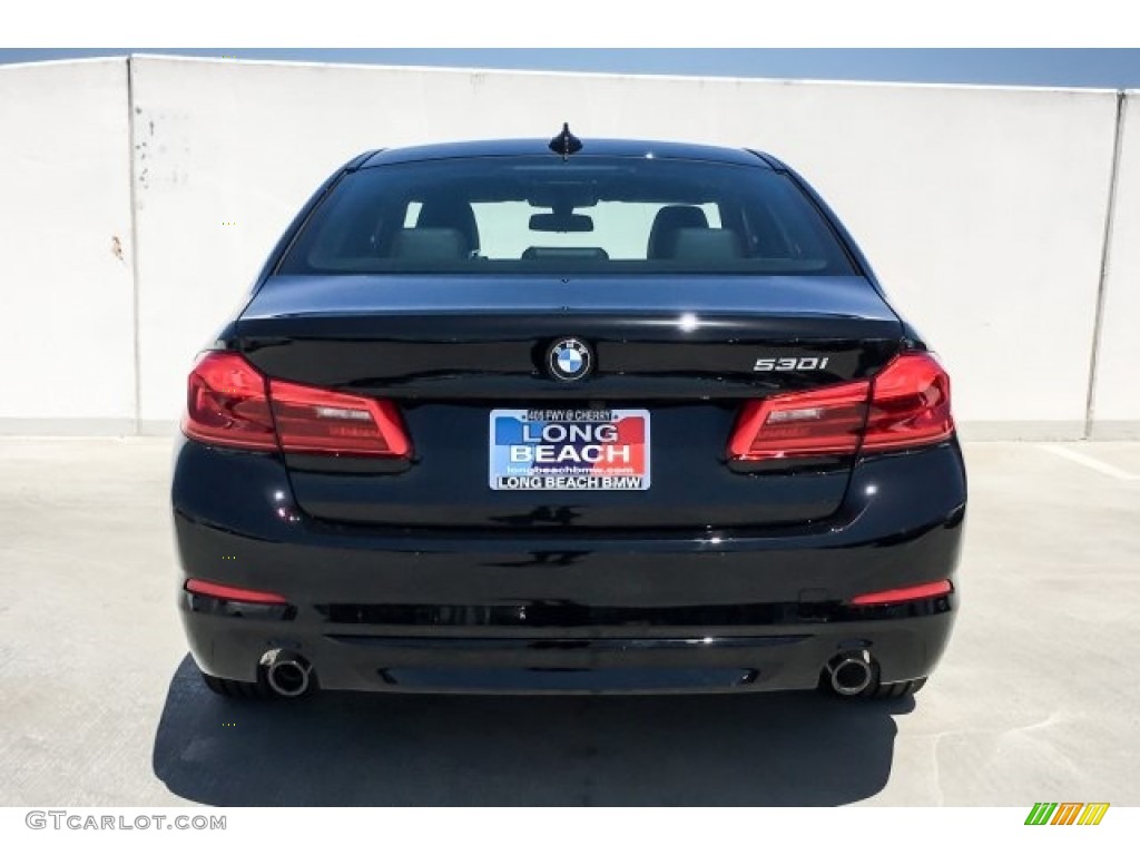 2018 5 Series 530i Sedan - Jet Black / Black photo #4