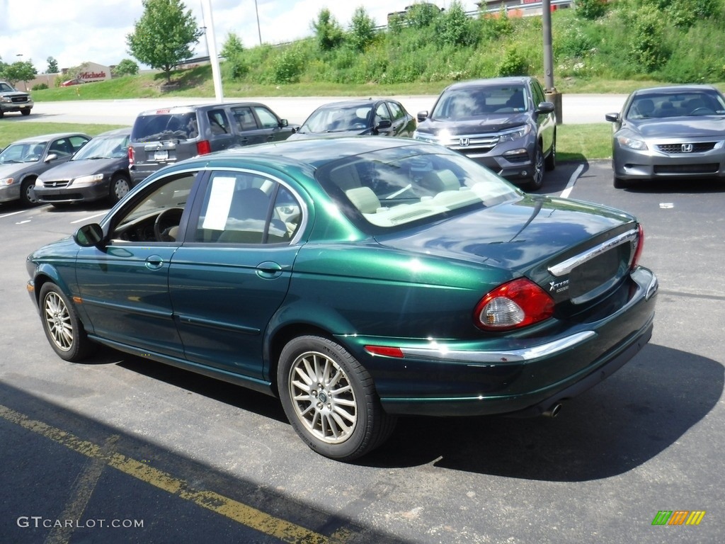 2006 X-Type 3.0 - Jaguar Racing Green Metallic / Champagne photo #6