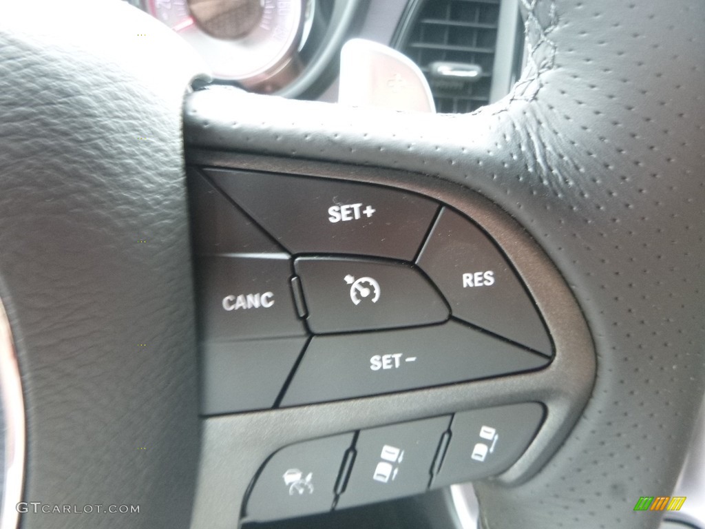 2018 Dodge Challenger T/A 392 Black Steering Wheel Photo #127529241