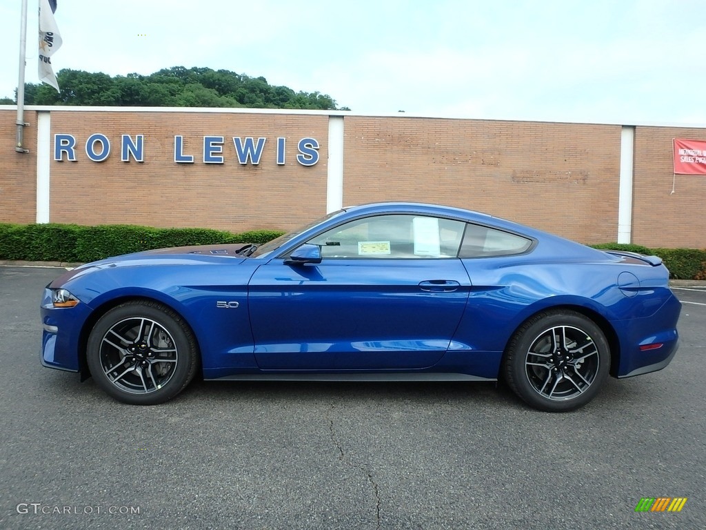 2018 Mustang GT Fastback - Lightning Blue / Ebony photo #5