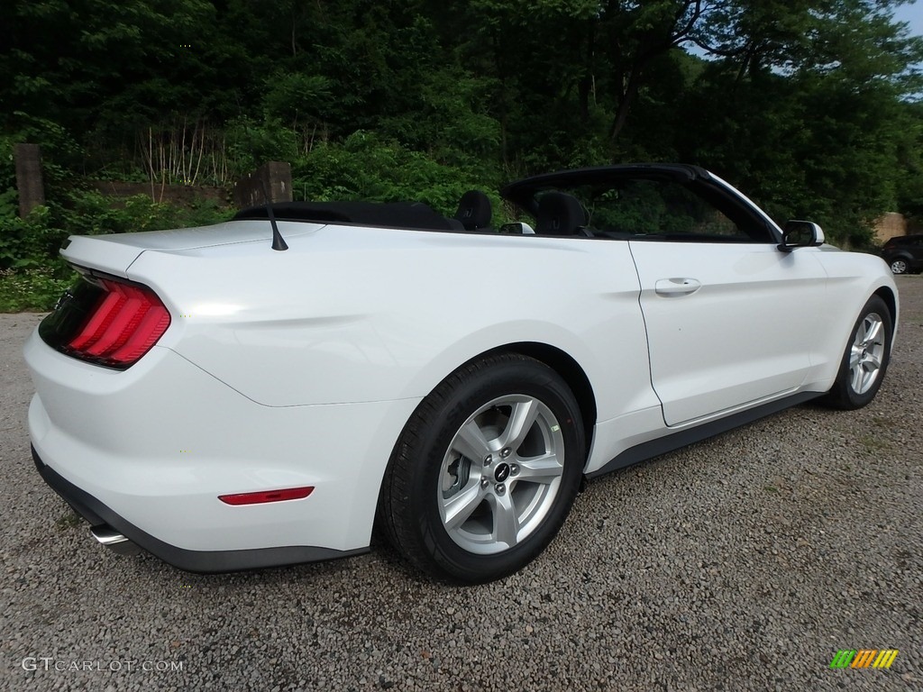 2018 Mustang EcoBoost Convertible - Oxford White / Ebony photo #2