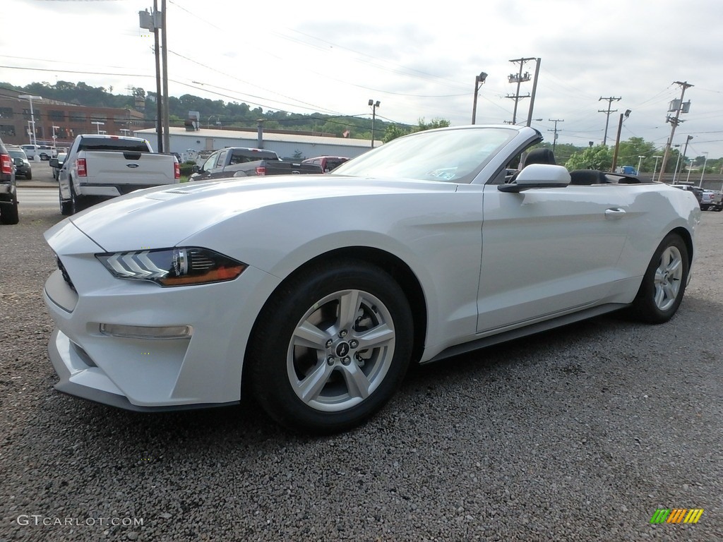 2018 Mustang EcoBoost Convertible - Oxford White / Ebony photo #6