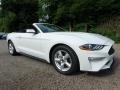 Oxford White 2018 Ford Mustang EcoBoost Convertible Exterior
