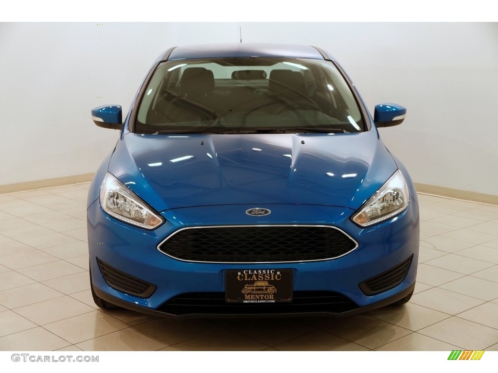 2015 Focus SE Sedan - Blue Candy Metallic / Charcoal Black photo #2