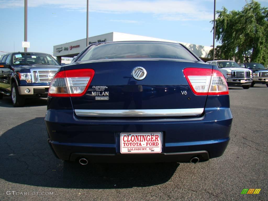 2006 Milan V6 Premier - Dark Blue Pearl Metallic / Dark Charcoal photo #4