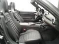 2018 Fiat 124 Spider Nero Black Interior Front Seat Photo