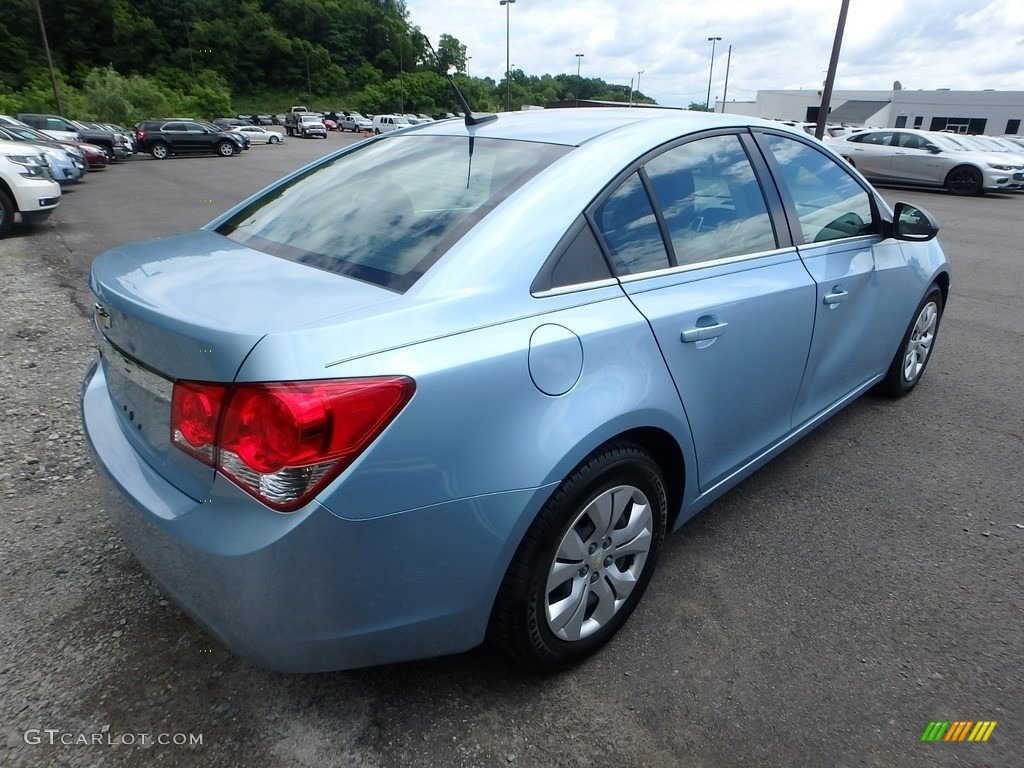 2012 Cruze LS - Ice Blue Metallic / Jet Black/Medium Titanium photo #4