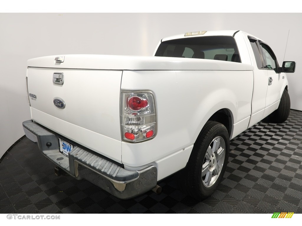 2004 F150 XLT SuperCab - Oxford White / Medium/Dark Flint photo #9