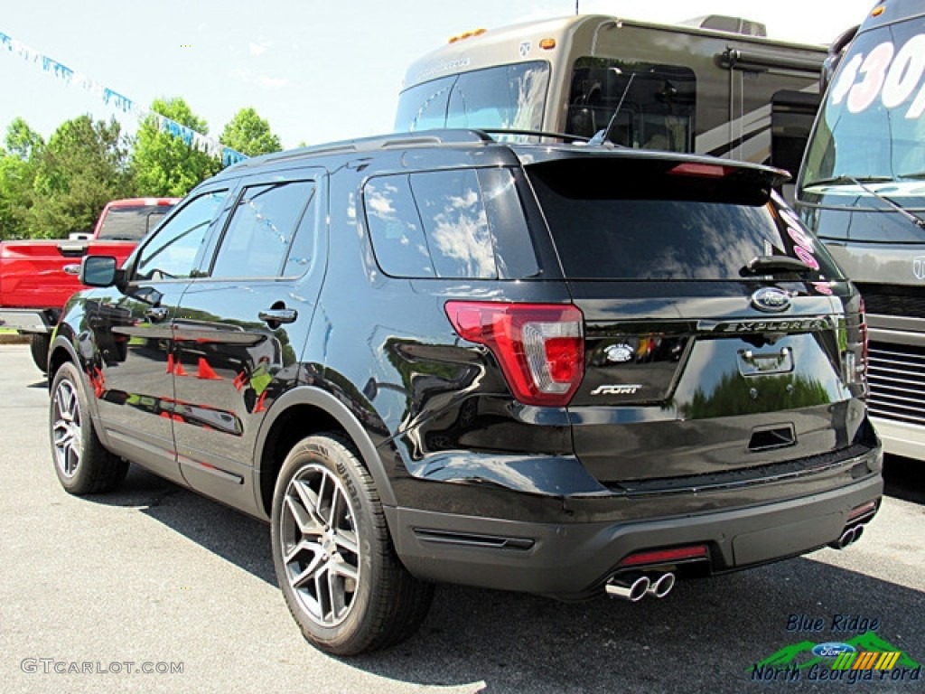 2018 Explorer Sport 4WD - Shadow Black / Ebony Black photo #3