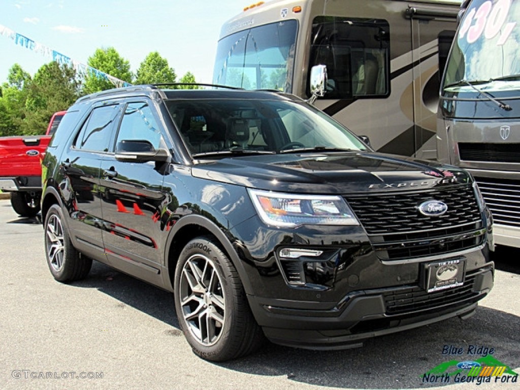 2018 Explorer Sport 4WD - Shadow Black / Ebony Black photo #7