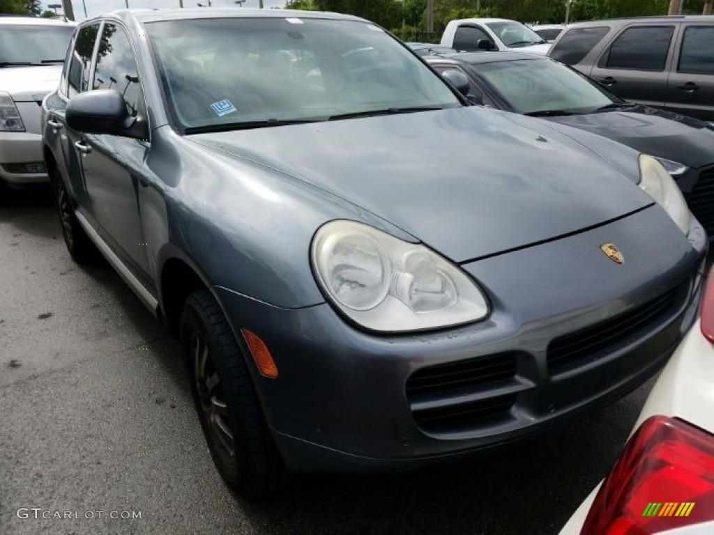 2006 Cayenne Tiptronic - Titanium Metallic / Stone/Steel Grey photo #2