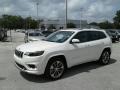 Pearl White 2019 Jeep Cherokee Overland Exterior