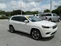 Pearl White 2019 Jeep Cherokee Overland Exterior
