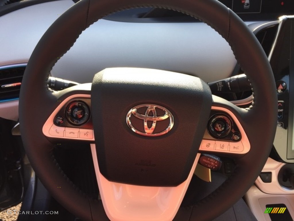 2018 Prius Prime Advanced - Magnetic Gray Metallic / Moonstone photo #13