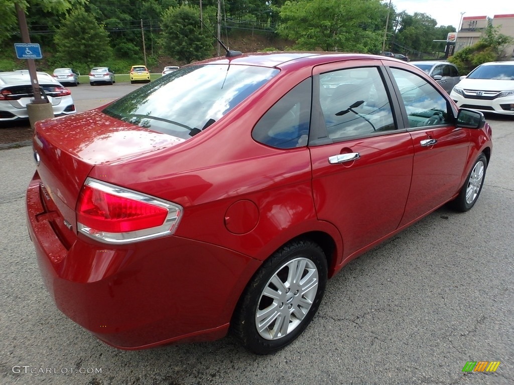 2011 Focus SEL Sedan - Sangria Red Metallic / Charcoal Black photo #5