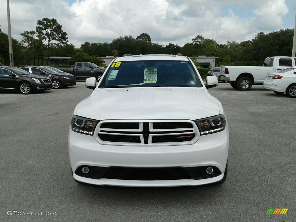 2018 Durango GT - Vice White Tri-Coat Pearl / Black photo #8