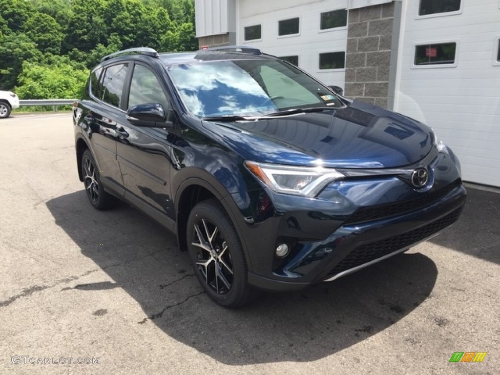 2018 RAV4 SE AWD - Galactic Aqua Mica / Black photo #1