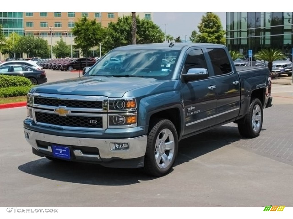 2014 Silverado 1500 LTZ Crew Cab - Black / Jet Black photo #3